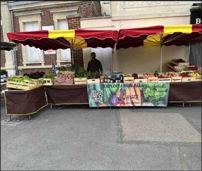 Marché d'Yvetot : Fraîcheur locale !
